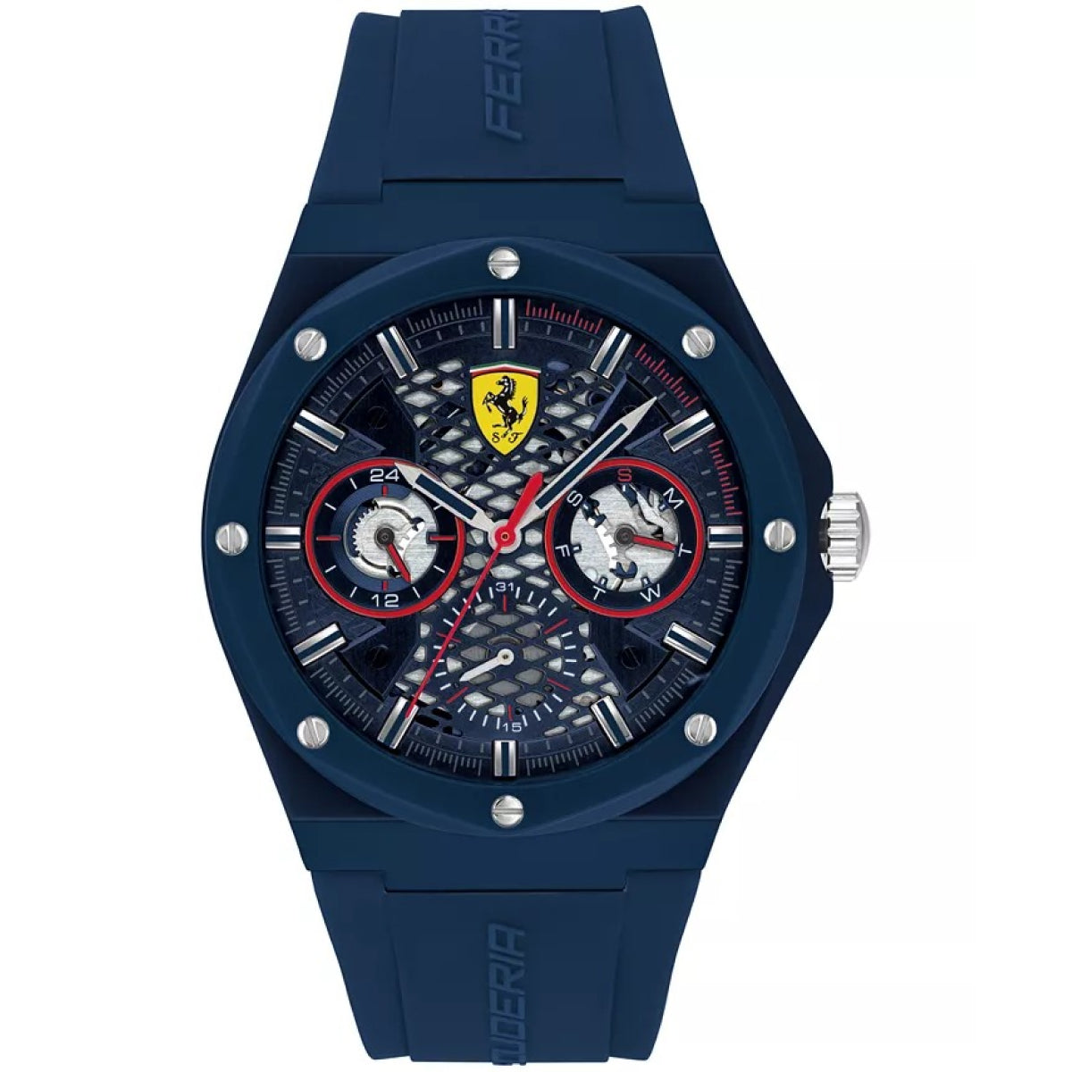 Aspire Blue Silicone Strap Watch